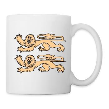Lions Normandy - Style Vintage - Mug - white - Right