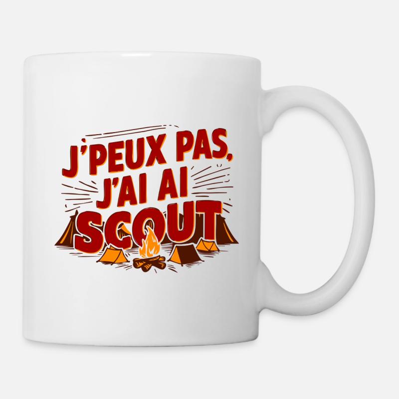 J'peux pas, J'ai Scout - Mug blanc - blanc