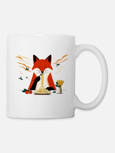 Pasta Fox - Mug - white
