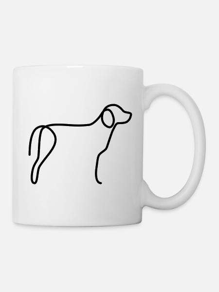 Beagle - Mug blanc - blanc