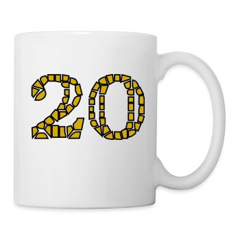 ALLES GUTE ZUM GEBURTSTAG. ALLES GUTE ZUM GEBURTSTAG. JAHRESTAG. - Tasse - Weiß - Rechts