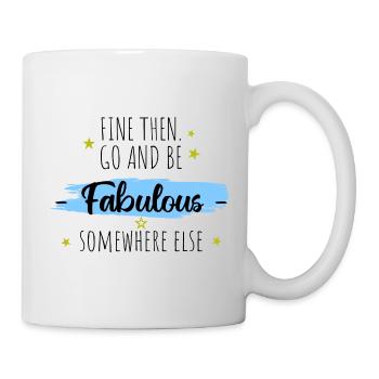 Drôle de collègue qui s’en va - Mug blanc - blanc - Droite