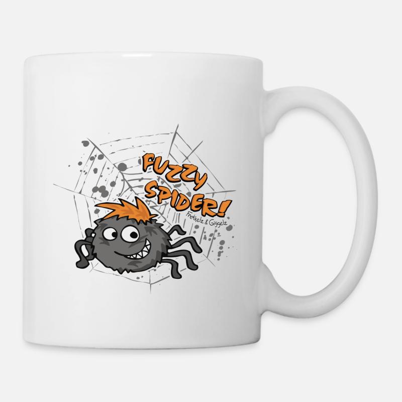 Fuzzy Spider - Tasse - Weiß
