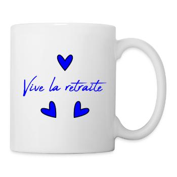 RETIREMENT. RETIREMENT. RETIRED. RETIREMENT - Mug - white - Right