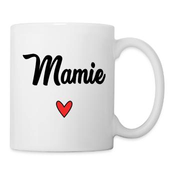 MAMIE. MAMAN. GRAND-MERE. FÊTE DES MÈRES - Mug blanc - blanc - Droite