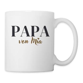 PAPA VON MIA - Tasse - Weiß - Rechts