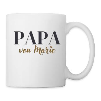 PAPA VON MARIE - Tasse - Weiß - Rechts
