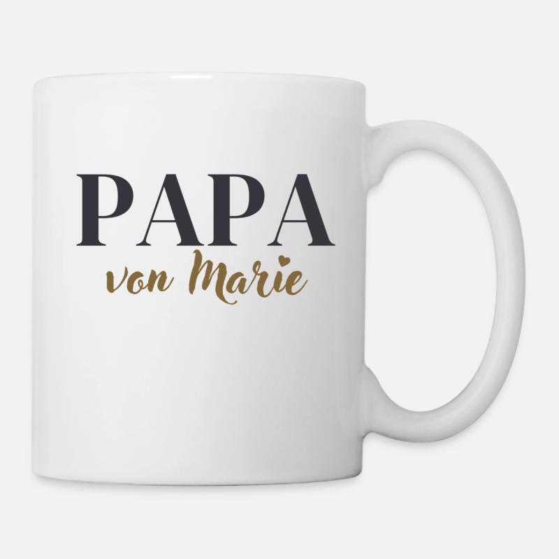 PAPA VON MARIE - Tasse - Weiß