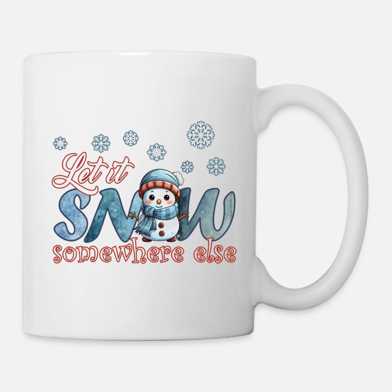 Let it snow - Tasse - Weiß