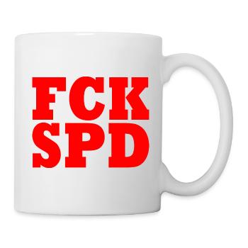 Fck spd - Tasse - Weiß - Rechts