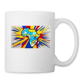 Farbe Afrikas - Tasse - Weiß - Rechts