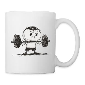 Fitness Fritz - Tasse - Weiß - Rechts