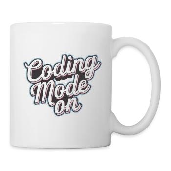 Coding Mode On 16 - Tasse - Weiß - Rechts
