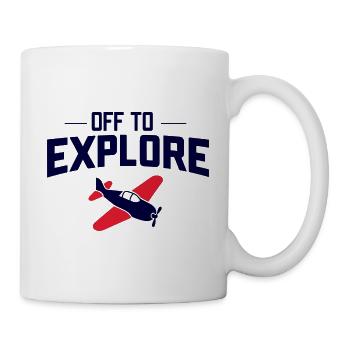 Abenteuerflug - Tasse - Weiß - Rechts