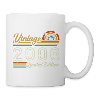 19th Birthday | Vintage 2006 Gift 2006 - Mug - white - Right