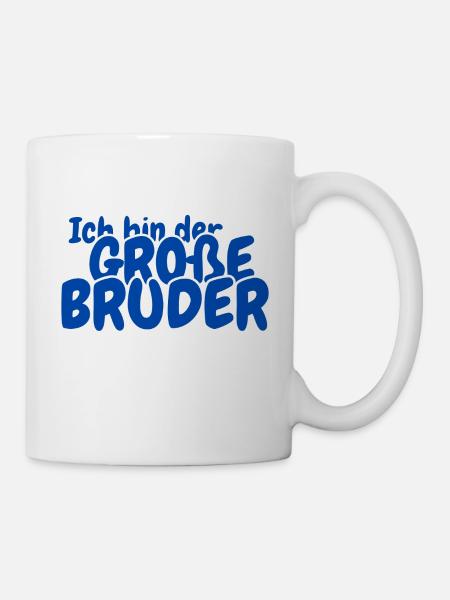 Ich bin der grosse Bruder - Tasse - Weiß