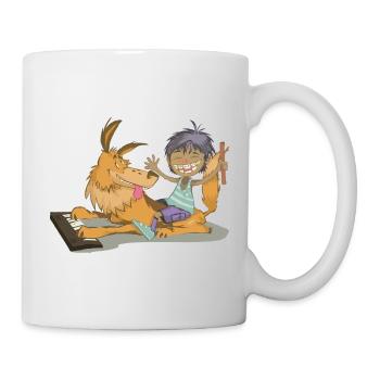 Musiciens de la ville de Brême : Les meilleurs amis ! - Mug blanc - blanc - Droite
