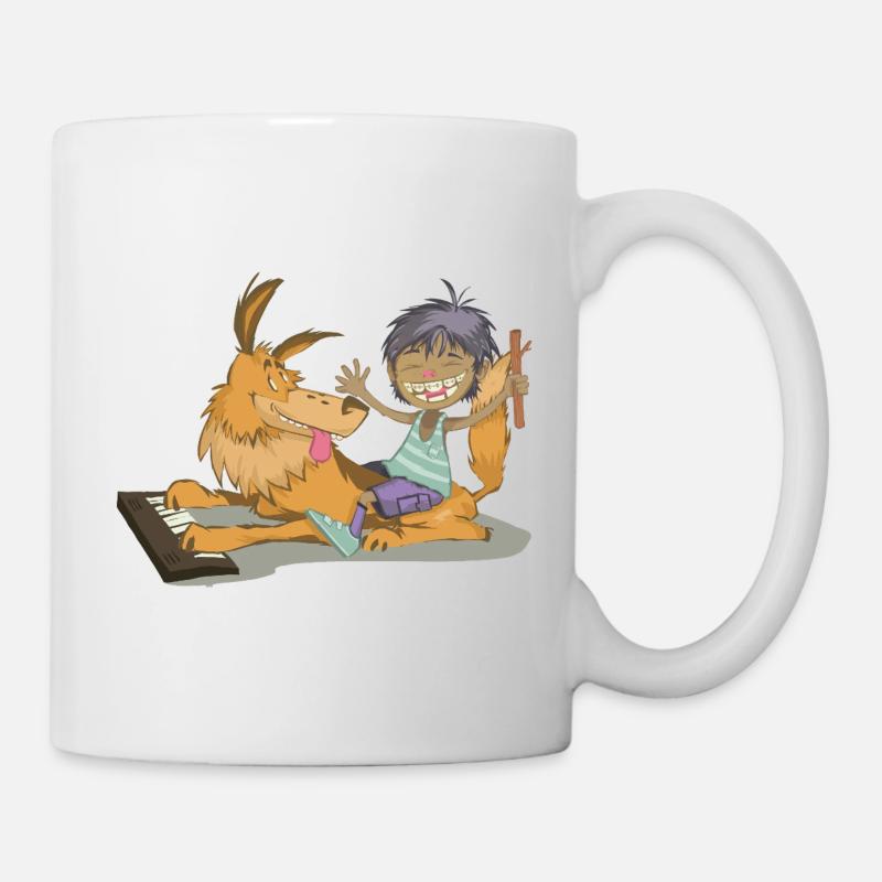 Bremen Town Musicians: Best friends! - Mug - white