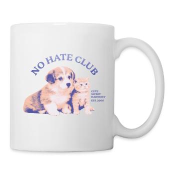 No Hate Club – Süße Harmonie - Tasse - Weiß - Rechts
