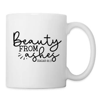 La beauté de ses cendres - Mug blanc - blanc - Droite