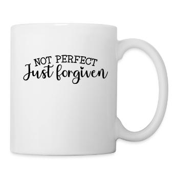 Nicht perfekt, vergeben - Tasse - Weiß - Rechts