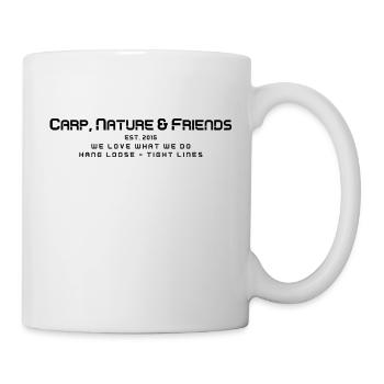 Logo_gerade_transparent - Mug blanc - blanc - Droite