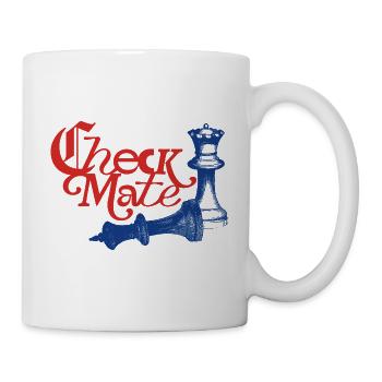 Check Mate Statement - Tasse - Weiß - Rechts
