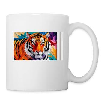 Abstract Tiger 20250303 160916 0000 - Mug - white - Right
