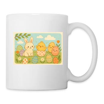 Fête de Pâques - Mug blanc - blanc - Droite