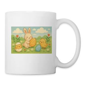 Fête de Pâques - Mug blanc - blanc - Droite