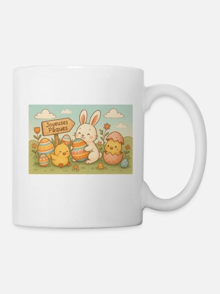 Fête de Pâques - Mug blanc - blanc