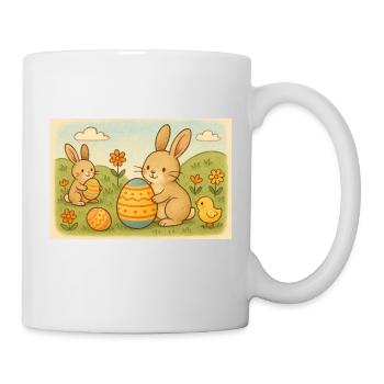 Fête de Pâques - Mug blanc - blanc - Droite