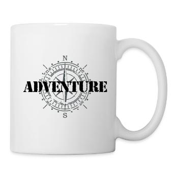Abenteuer - Tasse - Weiß - Rechts