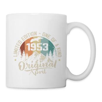 April 1953 Geburtstagsgeschenk April 1953 - Tasse - Weiß - Rechts