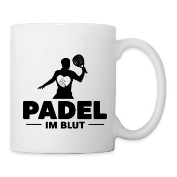 Padel im Blut 2 - Tasse - Weiß - Rechts