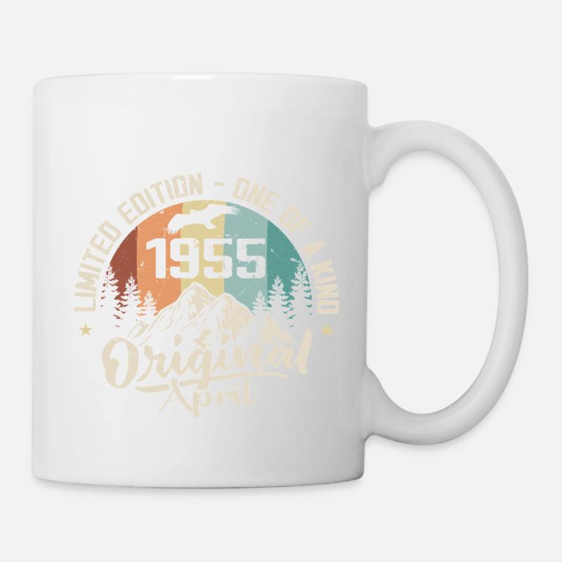 April 1955 Geburtstagsgeschenk April 1955 - Tasse - Weiß