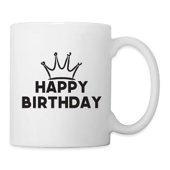 Bon anniversaire - Mug blanc - blanc - Droite