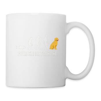 Die Entwicklung des Golden Retrievers - Tasse - Weiß - Rechts