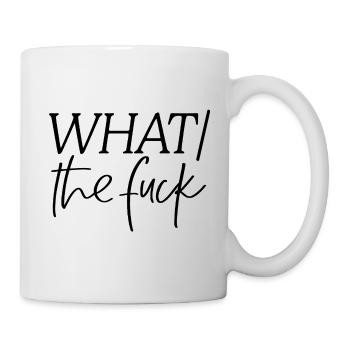 QUOI / Le F... - Mug blanc - blanc - Droite