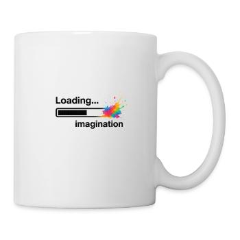 Loading… your imagination – Kreativität in Progres - Tasse - Weiß - Rechts