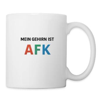 Mon cerveau est afk - Mug blanc - blanc - Droite