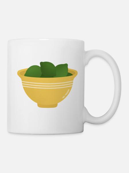 Limetten-Bowl - Tasse - Weiß