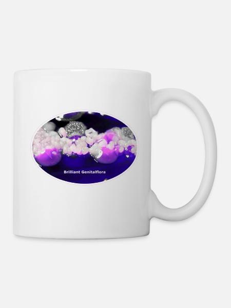 Brilliant Genitalflora - Tasse - Weiß