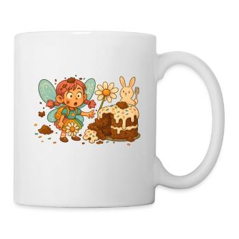 Kuchenexplosion von Fee - Tasse - Weiß - Rechts