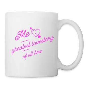 Me - lovestory und Design für Selbstliebe - Tasse - Weiß - Rechts