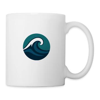 Stylized Ocean Wave - Mug - white - Right