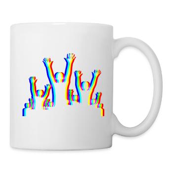 Glitch Party – Festival Style - Mug - white - Right