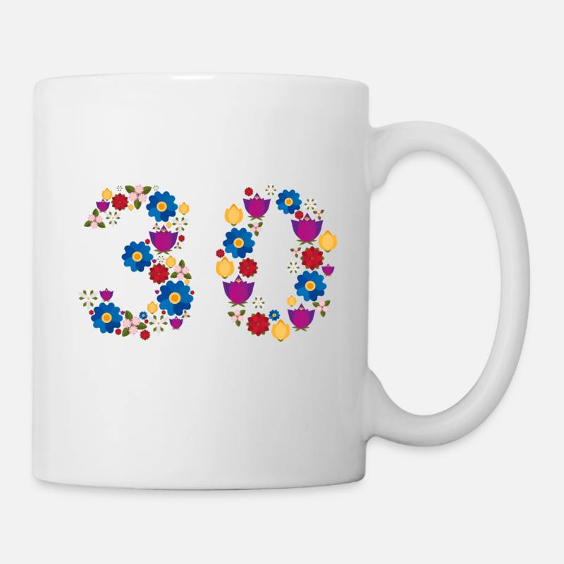 Flowers 30 - Mug - white