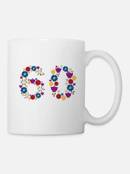 Flowers 60 - Tasse - Weiß