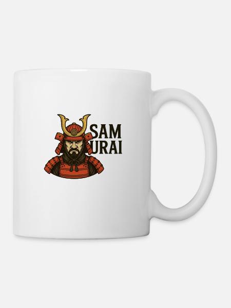 Samurai - Tasse - Weiß